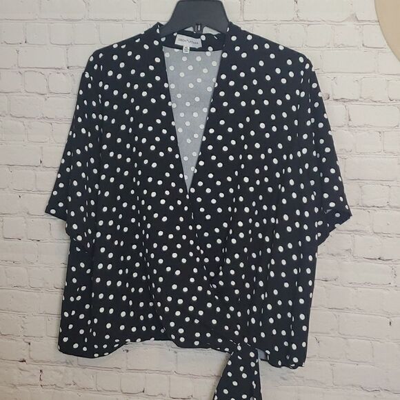 GIBSON LATIMER POKA DOT TOP - Picture 1 of 6